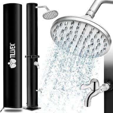 tillvex Douche Solaire 35 L avec capot de protection