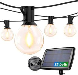 Lepro Guirlande solaire 7,6M G40 4 modes IP65