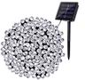 BrizLabs Guirlande Solaire Extérieure 20 m 200 LED, Blanc Froid