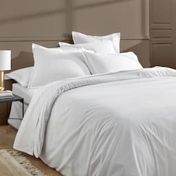 Duquennoy & Lepers 1867 Parure Percale 80 Fils Qualité Hôtel