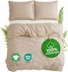 Dreamzie Housse de Couette 220x240 Coton Bio Percale 180 TC