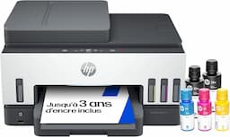 HP Smart Tank 7605 (multifonction à réservoir, recto-verso auto, chargeur de documents, fax, WiFi)