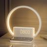RETEYUNG Lampe de chevet réveil (chargeur Qi, éveil lumineux)