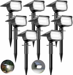 btfarm Lot 8 Spots Solaires 72 LED