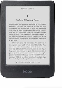 Kobo Clara BW (6", 16 Go, EPUB natif)