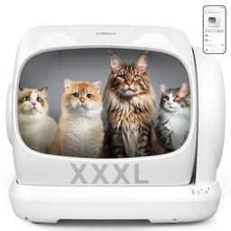 UBPET XXXL litière autonettoyante 106 L multi-chats