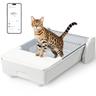 MeoWant Litière autonettoyante (double râteau, triple moteur, anti-pincement)