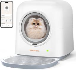 MeoWant LR01 Bac à Litière Autonettoyant entièrement fermé