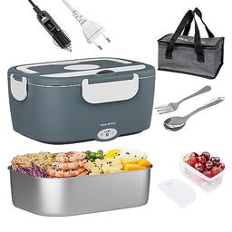 Nulmvic Gamelle chauffante 75W 1,5L (inox 304, 12V/24V/220V)