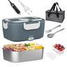 Nulmvic Gamelle chauffante 75W 1,5L (inox 304, 12V/24V/220V)