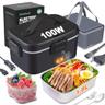 Kimfead Gamelle Chauffante 100W 1,8 L inox, 12V/24V/230V