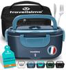 TRAVELISIMO Gamelle Chauffante 100W 1,5 L inox 304, 220V 24V 12V