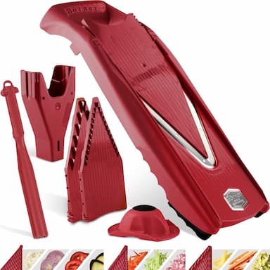Börner V5 PowerLine (Plus Set) — mandoline en V + accessoires + éplucheur
