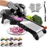 MASTERTOP Mandoline de cuisine réglable en inox