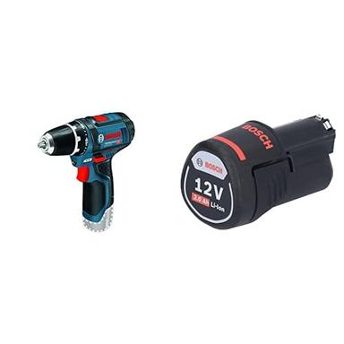 Bosch Professional GSR 12V-15 + batterie 2,0 Ah