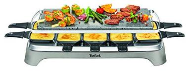 Tefal Inox & Design PR457B12 raclette et pierrade 10 personnes