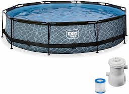 EXIT TOYS Stone Pool ronde (ø 360 x 76 cm)