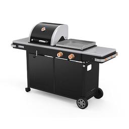 Brasero by Favex Bi-Energy L — plancha gaz + barbecue charbon
