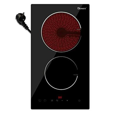 GIONIEN Plaque vitrocéramique 2 feux 30 cm (2900 W, sur prise)