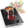 Cooksir plaque vitrocéramique 2 feux (boutons, 3000W)