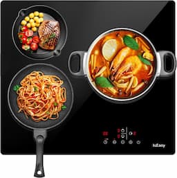 IsEasy Plaque Vitrocéramique 3 Feux 60cm (5500W)