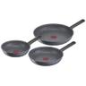 Tefal Natural On lot de 3 poêles 20/24/26 cm (induction, fabriquée en France)