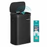 SONGMICS 50 L acier noir d'encre LTB640B02