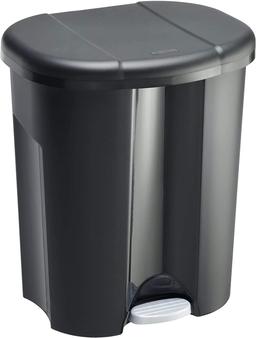 Rotho Trio Poubelle 1x10L + 2x15L à pédale