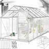 tectake Serre Polycarbonate Aluminium 375x185x195 cm