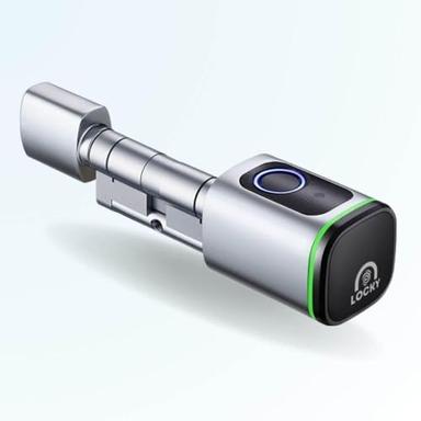 LOCKY-10 BIO cylindre connecté (empreinte, badge, app, Bluetooth)