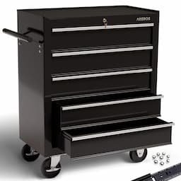 Arebos servante 5 tiroirs (73 x 67 x 38 cm)