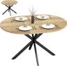 HOMCOM table extensible ovale allonge papillon 4 à 6 personnes