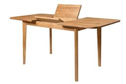 NORDICSTORY table extensible chêne massif 120-160 cm, 4-8 pers.