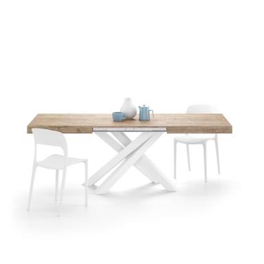 MOBILI FIVER Emma table extensible 140-220 cm chêne, 6-10 pers.
