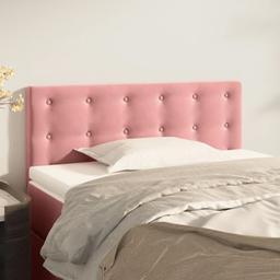 Xichuzi Tête de lit velours 90 cm rose à poser (hauteur réglable)