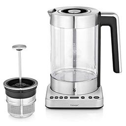 WMF Lono Bouilloire-théière 2 en 1 verre 1,7 L