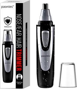 Tondeuse nez-oreilles indolore, lames double tranchant, IPX7