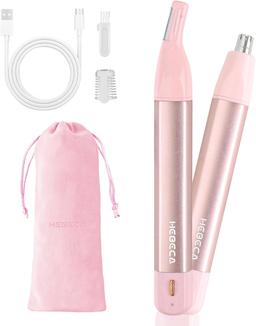 HEBECA Tondeuse Nez Oreilles 2-en-1, rechargeable, sourcils