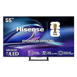 Hisense 55E8Q 55 pouces Mini LED QLED 144 Hz