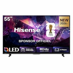 Hisense 55E7S Pro (55", QLED, 144 Hz, modèle 2026)