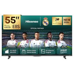 Hisense 55E8S (55", Mini LED, QLED 4K, 144 Hz)
