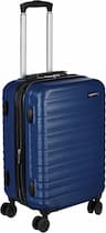 Amazon Basics Valise cabine rigide extensible 55 cm (bleu marine)