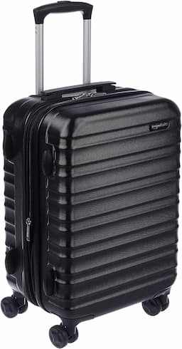 Amazon Basics Valise cabine rigide extensible 55 cm (noir)