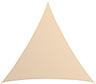 AMANKA Voile d'ombrage triangulaire 6 x 6 x 6 m HDPE respirant (220 g/m²)