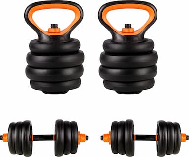 CCLIFE Haltères réglables à disques (20/25/30/40 kg)