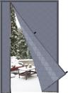 Risareyi Rideau de Porte Magnétique Isolant Thermique (140x215 cm)