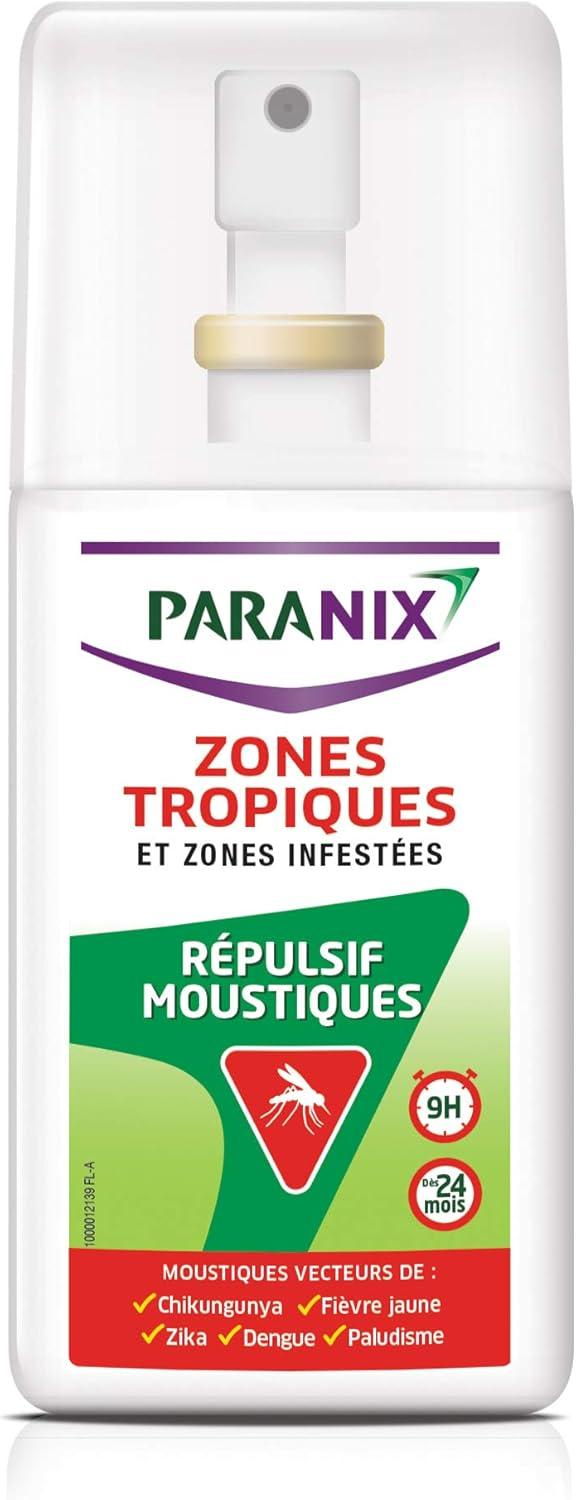 Paranix Répulsif Zones Tropiques 50% DEET (90 ml)