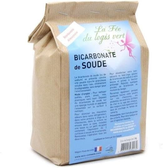 Bicarbonate de soude alimentaire 1 kg (Eco-conseils)