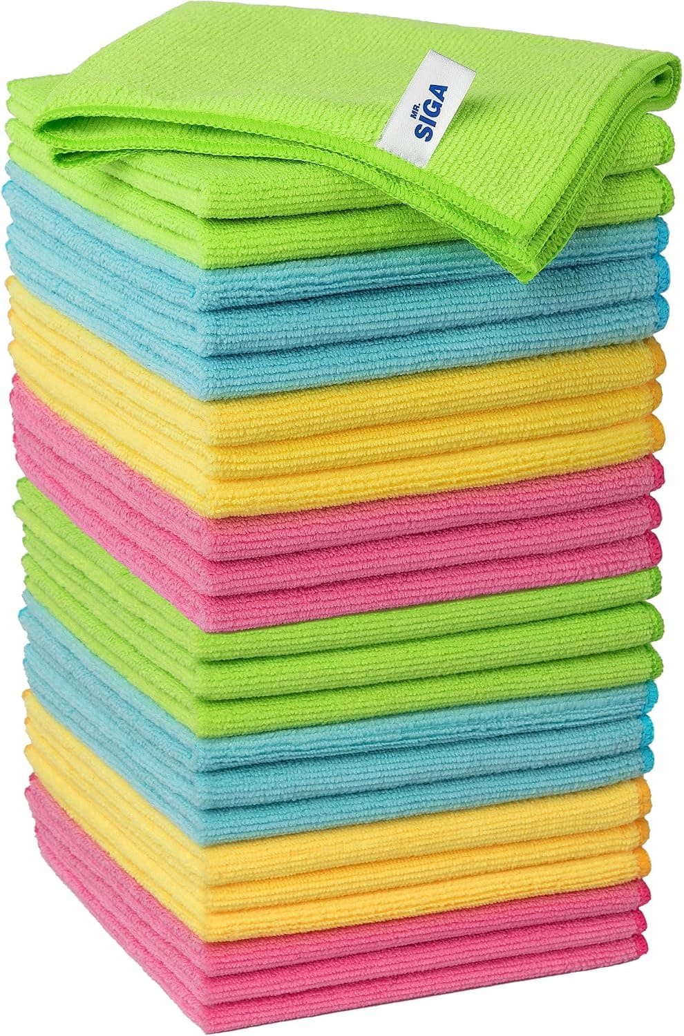 MR.SIGA lot de 24 chiffons microfibre