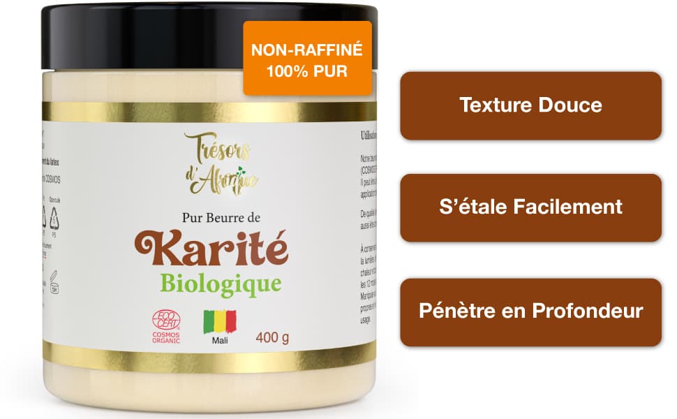 Beurre de karité pur bio
